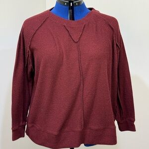 Women's Burgundy Sweater
